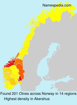Surname Otnes in Norway Surname Otnes in Norway