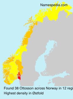 Surname Ottosson in Norway Surname Ottosson in Norway