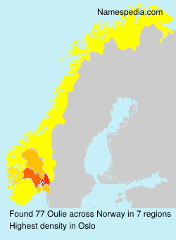 Surname Oulie in Norway Surname Oulie in Norway