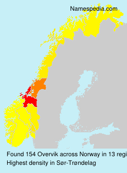 Surname Overvik in Norway Surname Overvik in Norway