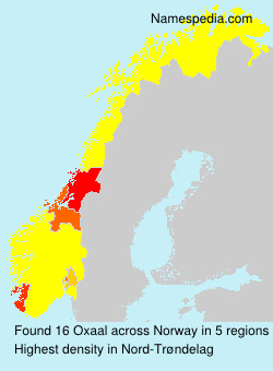 Surname Oxaal in Norway Surname Oxaal in Norway