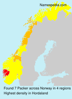 Surname Packer in Norway Surname Packer in Norway
