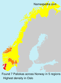 Surname Paliokas in Norway Surname Paliokas in Norway