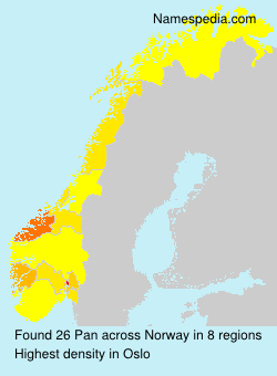 Surname Pan in Norway Surname Pan in Norway
