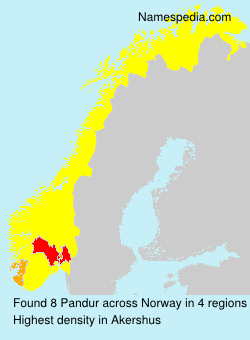 Surname Pandur in Norway Surname Pandur in Norway