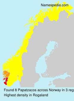Surname Papatzacos in Norway Surname Papatzacos in Norway