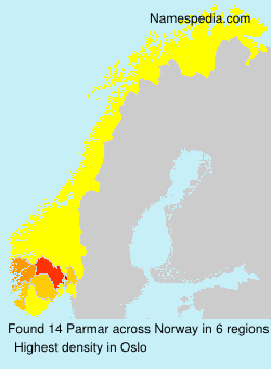 Surname Parmar in Norway Surname Parmar in Norway