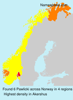 Surname Pawlicki in Norway Surname Pawlicki in Norway