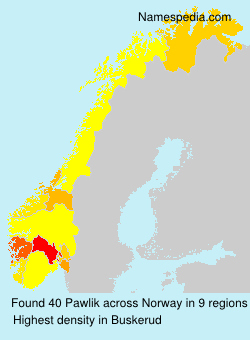Surname Pawlik in Norway Surname Pawlik in Norway