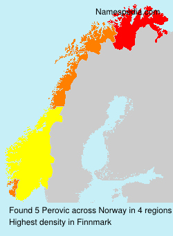Surname Perovic in Norway Surname Perovic in Norway