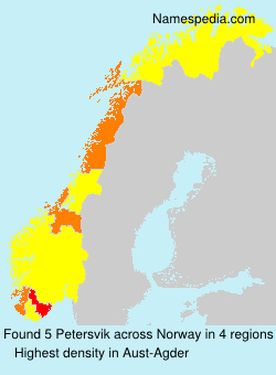 Surname Petersvik in Norway Surname Petersvik in Norway
