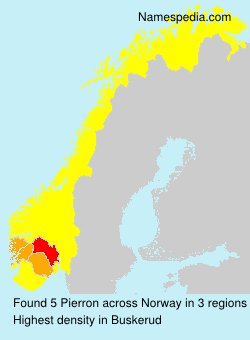Surname Pierron in Norway Surname Pierron in Norway
