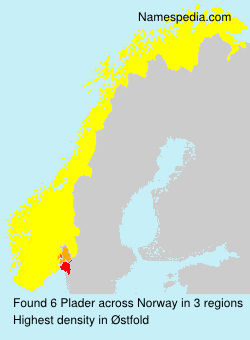 Surname Plader in Norway Surname Plader in Norway