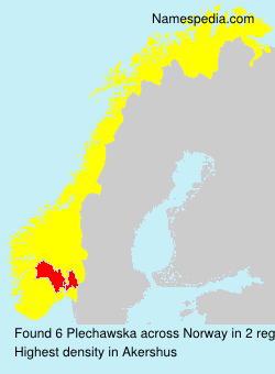 Surname Plechawska in Norway Surname Plechawska in Norway
