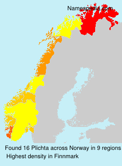 Surname Plichta in Norway Surname Plichta in Norway