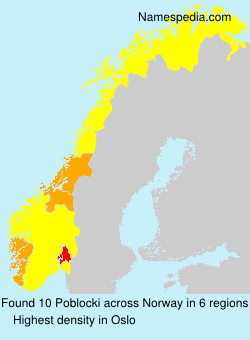 Surname Poblocki in Norway Surname Poblocki in Norway
