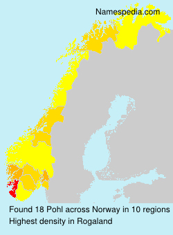 Surname Pohl in Norway Surname Pohl in Norway