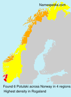 Surname Potulski in Norway Surname Potulski in Norway