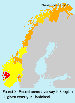 Surname Poudel in Norway Surname Poudel in Norway
