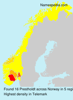 Surname Prestholdt in Norway Surname Prestholdt in Norway