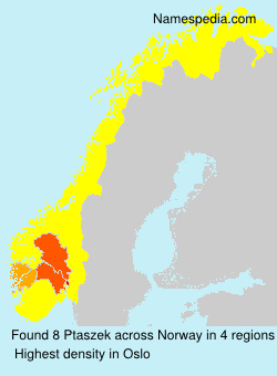 Surname Ptaszek in Norway Surname Ptaszek in Norway