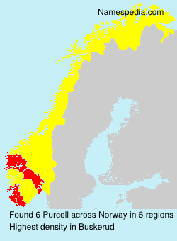 Surname Purcell in Norway Surname Purcell in Norway