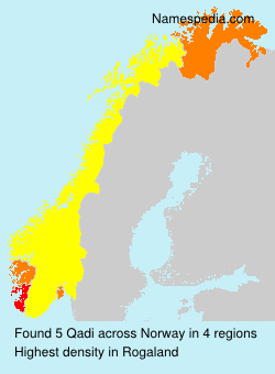 Surname Qadi in Norway Surname Qadi in Norway