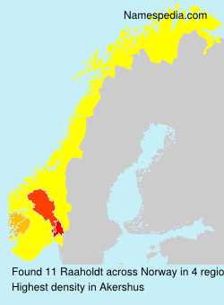 Surname Raaholdt in Norway Surname Raaholdt in Norway