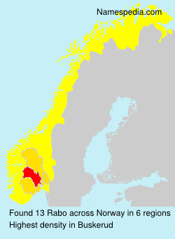 Surname Rabo in Norway Surname Rabo in Norway