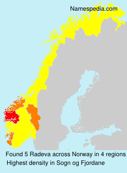 Surname Radeva in Norway Surname Radeva in Norway