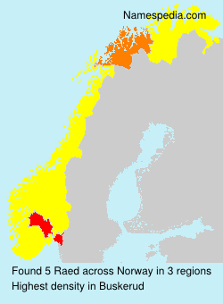 Surname Raed in Norway Surname Raed in Norway