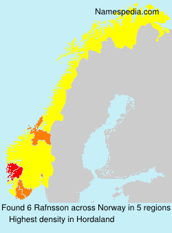 Surname Rafnsson in Norway Surname Rafnsson in Norway