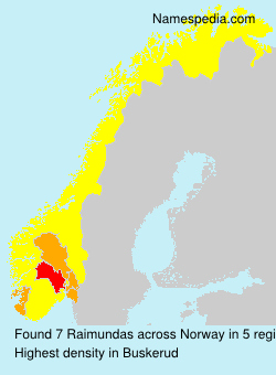 Surname Raimundas in Norway Surname Raimundas in Norway