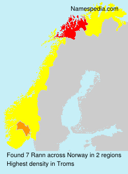 Surname Rann in Norway Surname Rann in Norway
