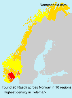 Surname Rasoli in Norway Surname Rasoli in Norway