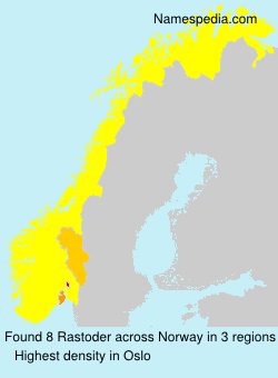 Surname Rastoder in Norway Surname Rastoder in Norway