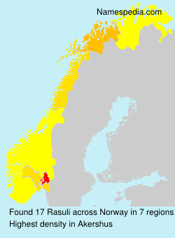Surname Rasuli in Norway Surname Rasuli in Norway