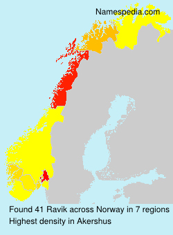 Surname Ravik in Norway Surname Ravik in Norway