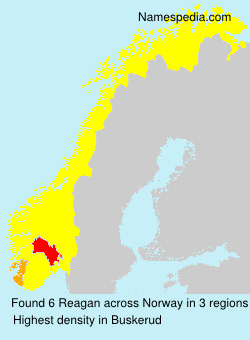 Surname Reagan in Norway Surname Reagan in Norway