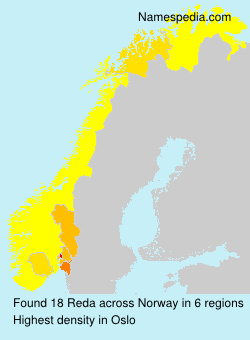 Surname Reda in Norway Surname Reda in Norway