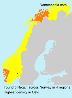 Surname Regan in Norway Surname Regan in Norway