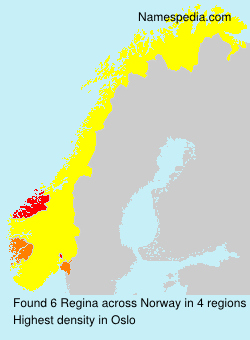Surname Regina in Norway Surname Regina in Norway