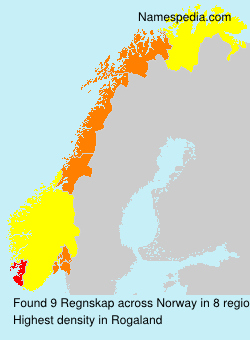 Surname Regnskap in Norway Surname Regnskap in Norway