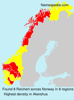 Surname Reichert in Norway Surname Reichert in Norway