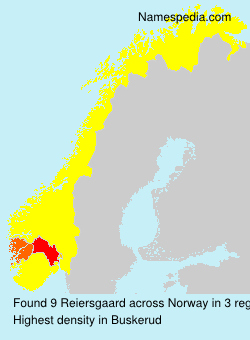 Surname Reiersgaard in Norway Surname Reiersgaard in Norway