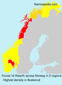Surname Reierth in Norway Surname Reierth in Norway