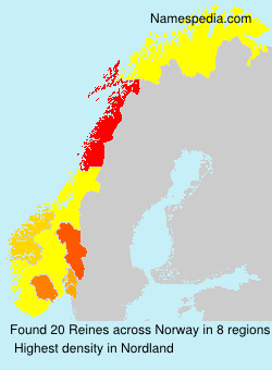Surname Reines in Norway Surname Reines in Norway