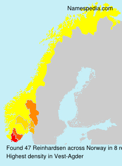 Surname Reinhardsen in Norway Surname Reinhardsen in Norway
