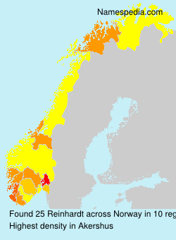 Surname Reinhardt in Norway Surname Reinhardt in Norway