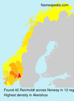 Surname Reinholdt in Norway Surname Reinholdt in Norway